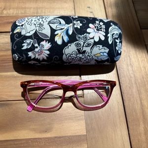 Vera Bradley glasses w/ Floral Case little girls